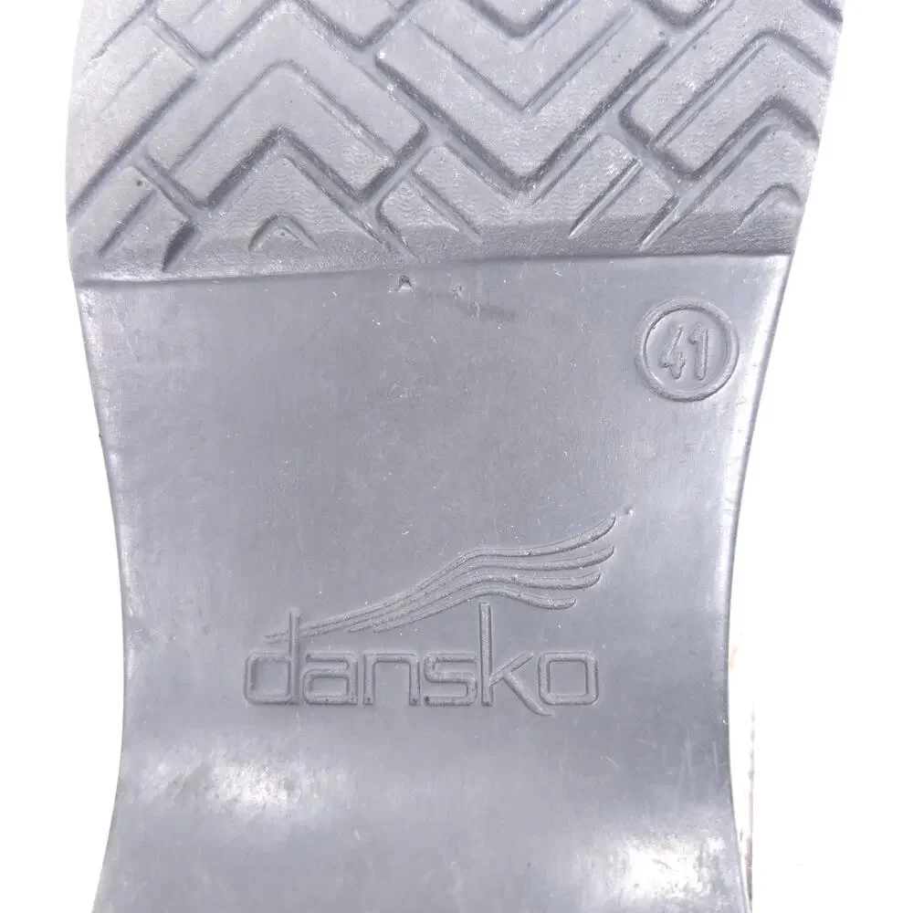 Dansko Casual Nursing Mule Clog Shoe Womens Size 11 41 606998202 Yellow Orange